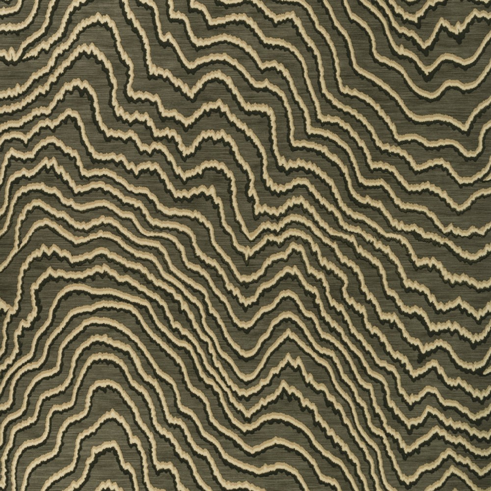 Fiji Wallpaper W0082 03 by Clarke and Clarke in Espresso Brown